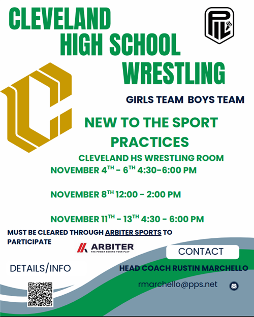 Cleveland Boys and Girls Wrestling Information